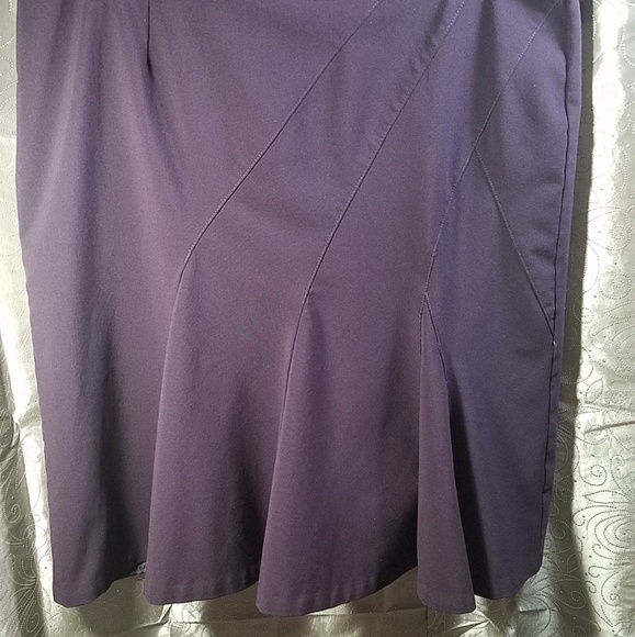 Worthington Works Ladies Skirt Size 14 Purple - Picture 4 of 5